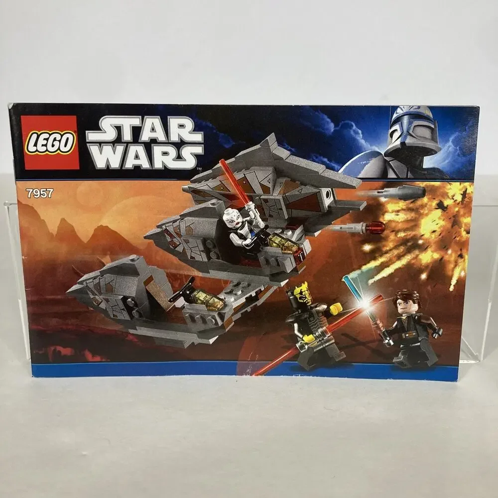 LEGO Sith Nightspeeder Set 7957 Clone Wars Prequel Instructions Manual Only - Picture 1 of 7